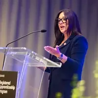 An apprenticeship graduation and signing event