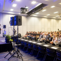 An apprenticeship graduation and signing event