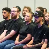 An apprenticeship graduation and signing event