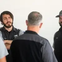 Faculty and staff from a college attend and annual event.