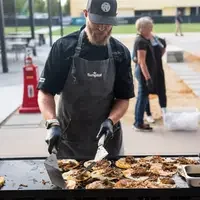 Photos from a college Farm to Fork Dinner
