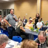 Photos from a college Farm to Fork Dinner