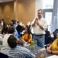 Photos from a college Farm to Fork Dinner