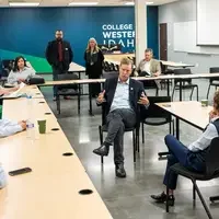 San Francisco Federal Reserve President May Daly visits with leadership at College of Western Idaho