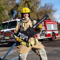 A student firefighter.