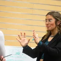 Entrepreneurs pitch business concepts and products at College of Western Idaho.