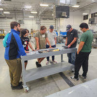 Group of people in a lab space