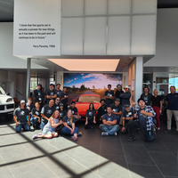 Group of people posing and looking at the camera