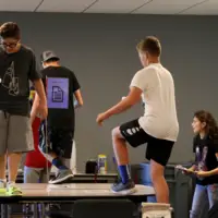 Compass Public Charter School students participating in Adventure Challenge