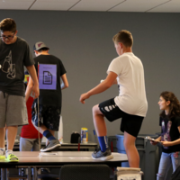 Compass Public Charter School students participating in Adventure Challenge