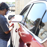 Marisa Zazveta delivers an order to a student on Sept. 3 at CWI's Bookstore.
