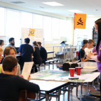 Compass Public Charter School students participating in Adventure Challenge