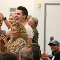 Law Enforcement students celebrate graduation with family and friends during a ceremony on May 16.