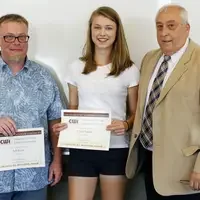  President’s Writing Awards Winners with Bert 3
