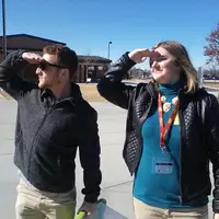 Penny Chandler and Nick Green are teaching science in Niki Vigos’ fifth grade class.