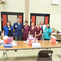 Group of Phlebotomy students in classroom