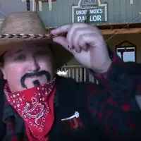 Cowpoke in the Old West 