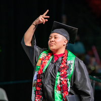 Image from the CWI 2024 Commencement Ceremony at ExtraMile Arena in Boise, Idaho.