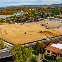 shots of Boise location construction