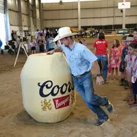 Kids learning about barrel racing