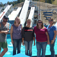 Group of students from the Entrepreneurs and Exercise and Health Science clubs.