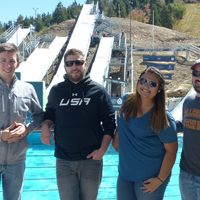 Group of students from the Entrepreneurs and Exercise and Health Science clubs.