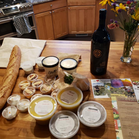 Farm to Fork dinners were cooked and served in participant's homes