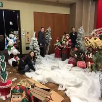 Members of SNA volunteering at Saint Alphonsus' Festival of Trees