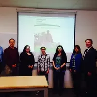 Group of Marketing students in classroom.