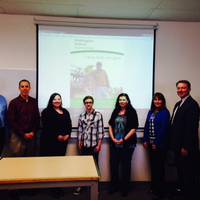 Group of Marketing students in classroom.