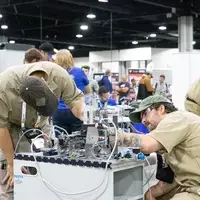 Students working on a project at SkillsUSA 