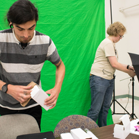 Media Club President, Nickey Pena, hosts first Media Club meeting of the fall 2018 semester 