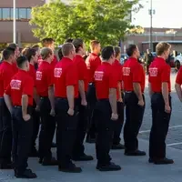 CWI Fire Service Technology students at 9/11 Memorial