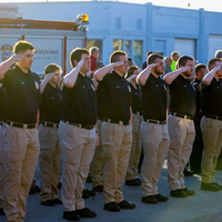CWI Law Enforcement students at 9/11 Memorial
