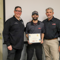 Commercial Tire employees and CWI faculty