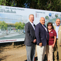 (Left to right) CWI Trustee Mark Dunham, President Bert Glandon, Trustee Mary Niland, Trustee Guy Hurlbutt, and Trustee Stanley Bastian.