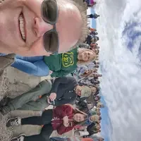 Gary Heller with his students