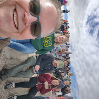 Gary Heller with his students