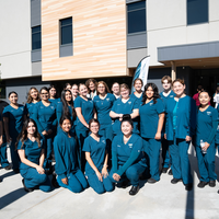 Group of students standing together