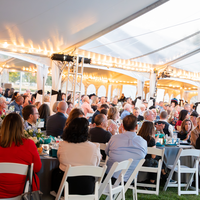 Guests seated at event