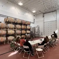 Students at a winery