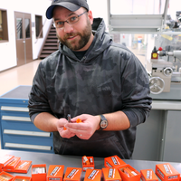 CWI student Dan Thompson appreciates the opportunity to use current workforce tools in class.