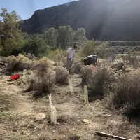 Students working on restoring Boise River
