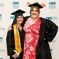 Graduates posing for a picture together