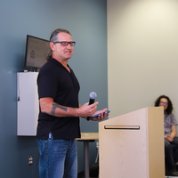 CWI student addresses the Farm to Fork guests