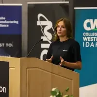 Olivia Zierenberg speaking