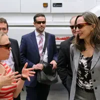 Members of the JPMorgan Chase senior leadership team on tour