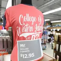 College of Western Idaho rolled t-shirt