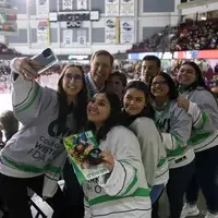 President Jones takes a selfie