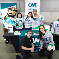 Staff with Blue the Steelheads Mascot